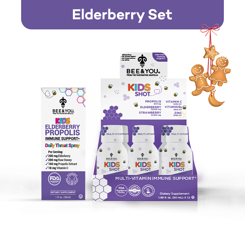 Propolis Shot mit Holunder + Johannisbrot für Kinder (50ml)
