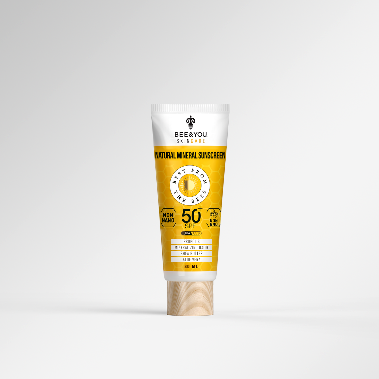 BEE&YOU Hautpflege Natürliche Mineral Sonnencreme SPF 50+