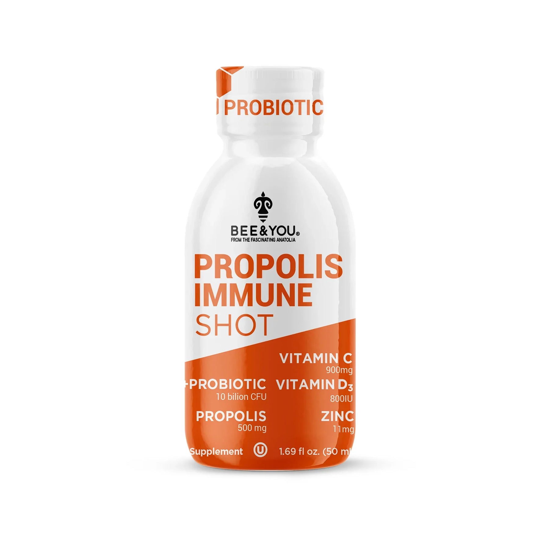 Kinderen Propolis Immuniteit DayTime Shot - Probiotic, 50 ml x 12