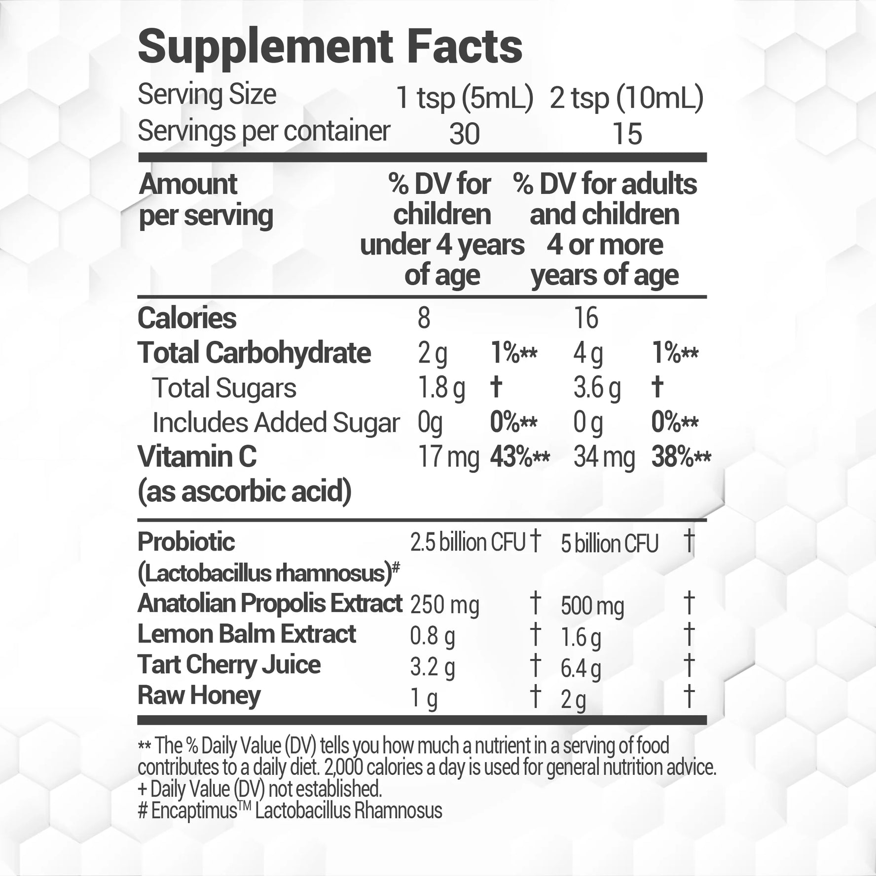 Propolis Immuniteit NightTime Siroop - Probiotic, 150 ml
