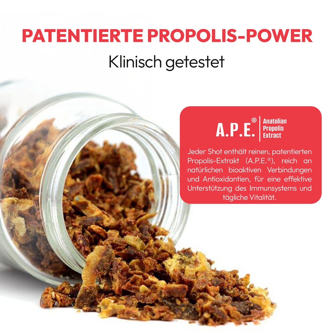Energie Shot mit Propolis