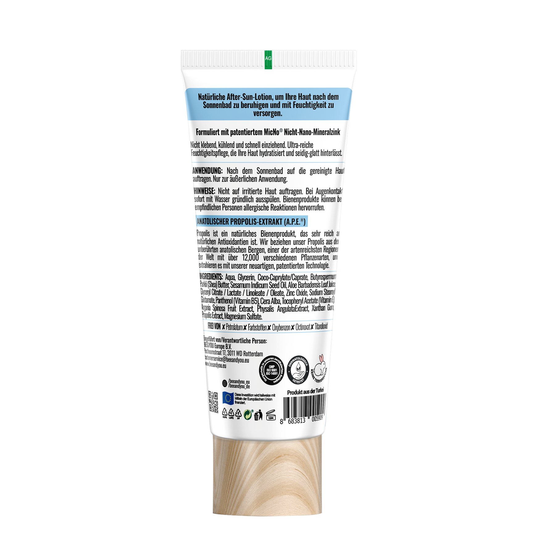 BEE&YOU Hautpflege Natürliche After-Sun-Lotion