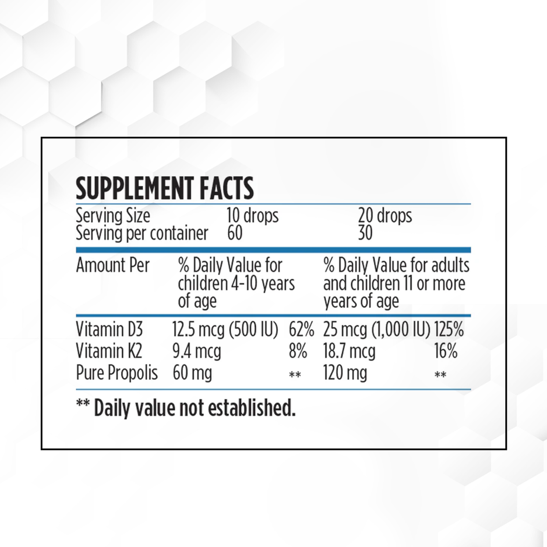 Propolis Water Soluble %15 with D3 + K2