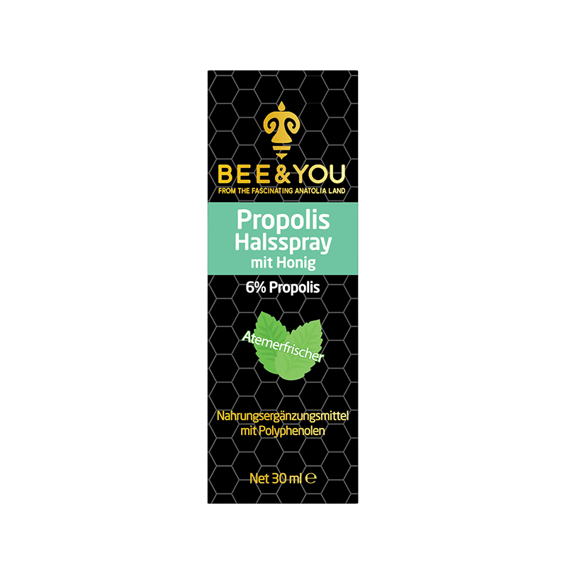 Propolis Halsspray mit Honig