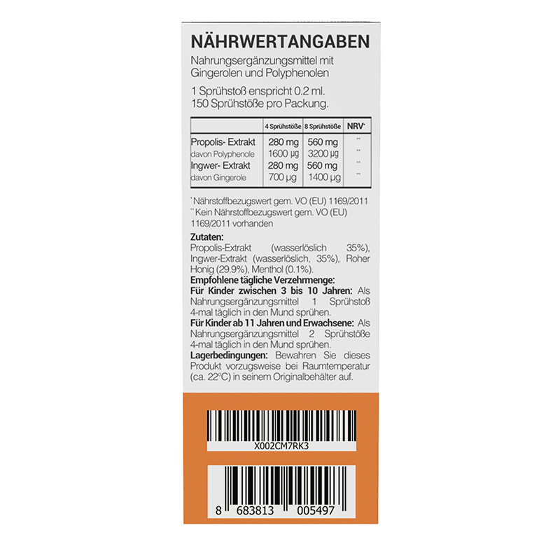 Propolis Ingwer Spray