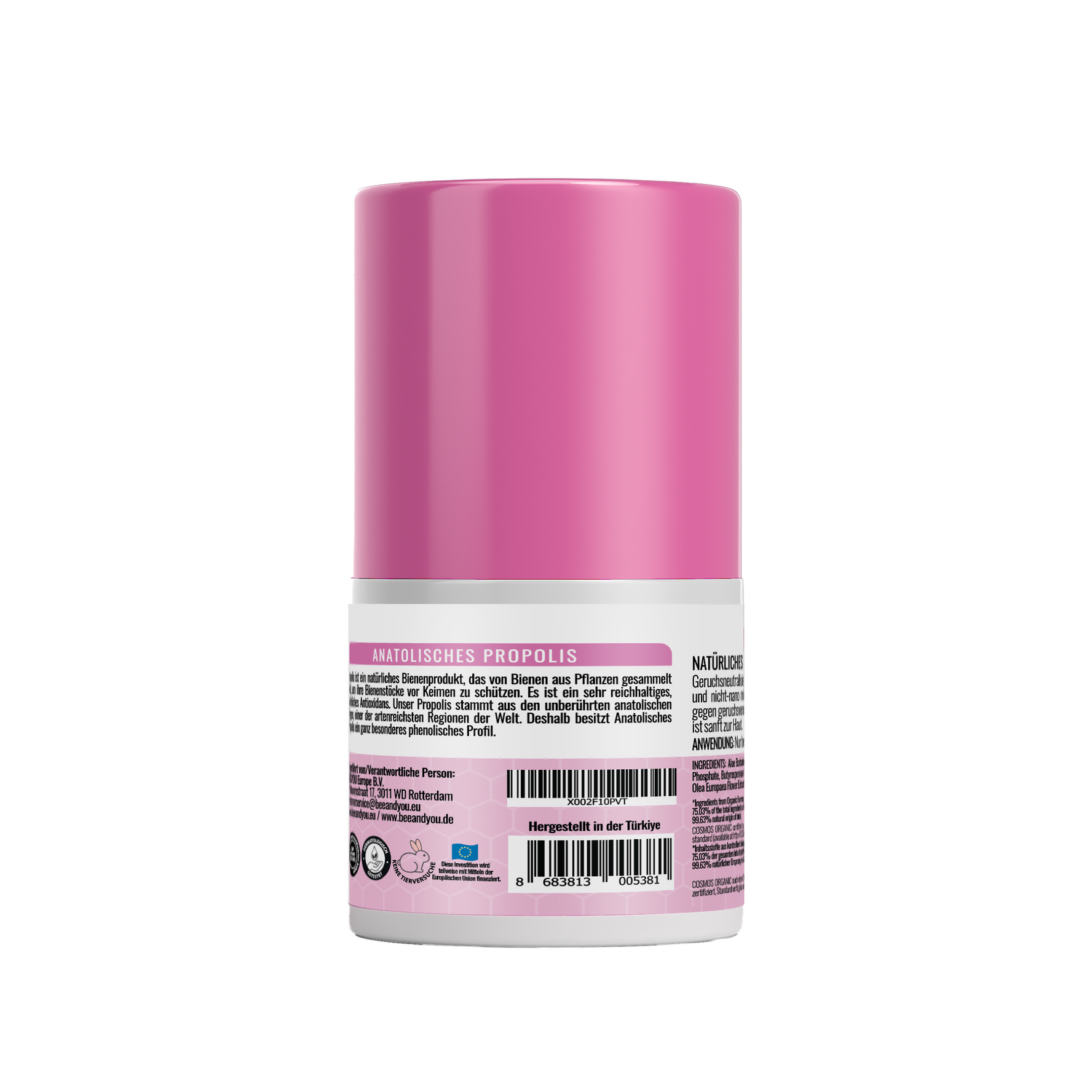 BEE&YOU Hautpflege Natürlicher Roll-on Deodorant für Frauen