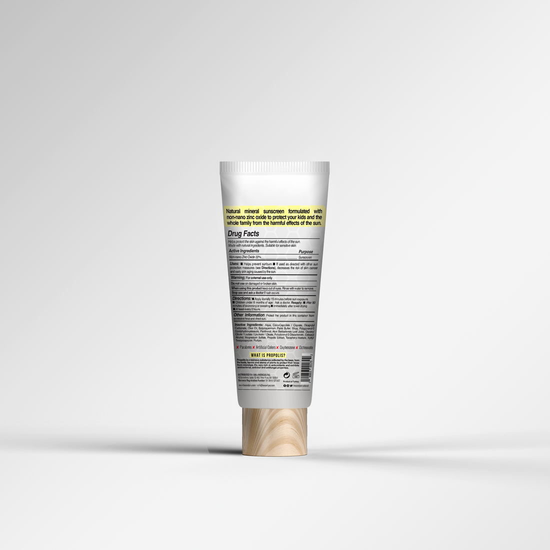 BEEYOU Hautpflege Natürliche Mineral Sonnencreme für Kinder SPF 50+