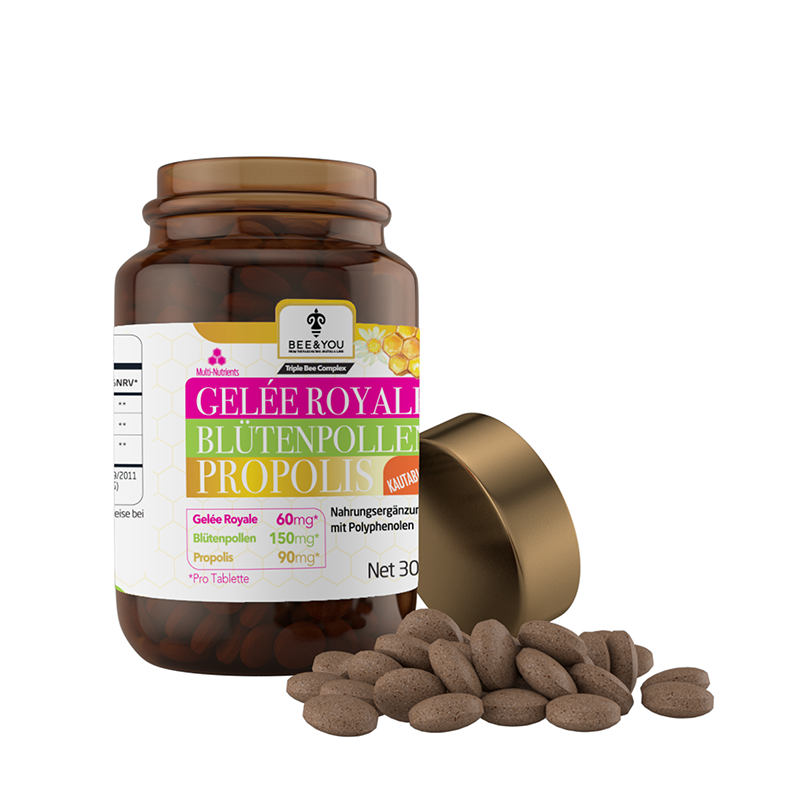 Gelée Royale Blütenpollen Propolis (Kautabletten - 60 Stk)