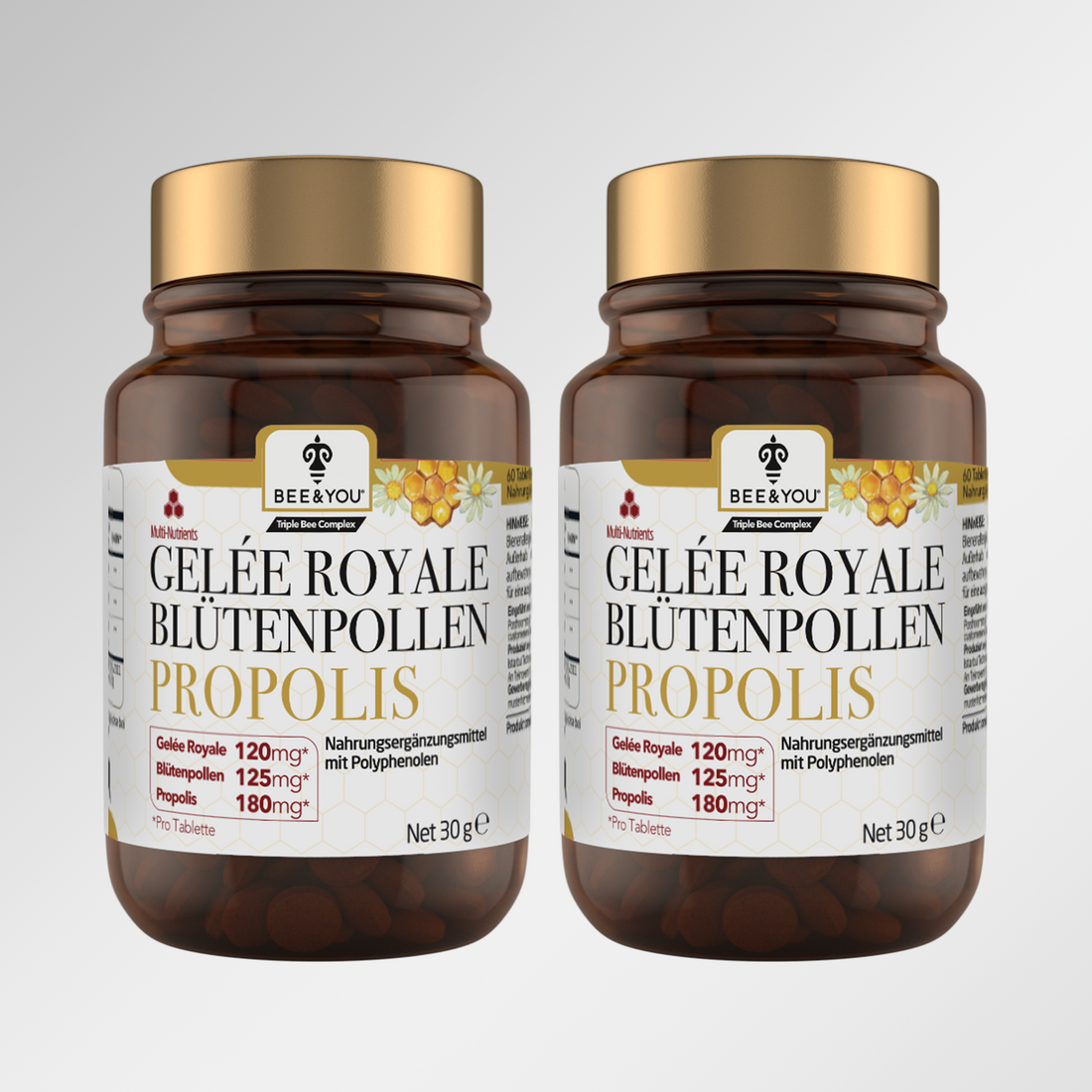 Doppelpack Royal Jelly Propolis Bienenpollen Tabletten