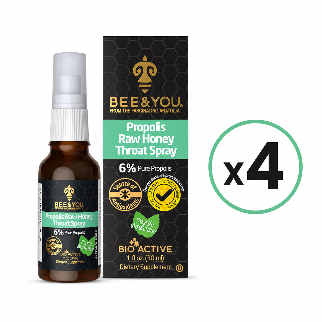 Viererpack Halspray