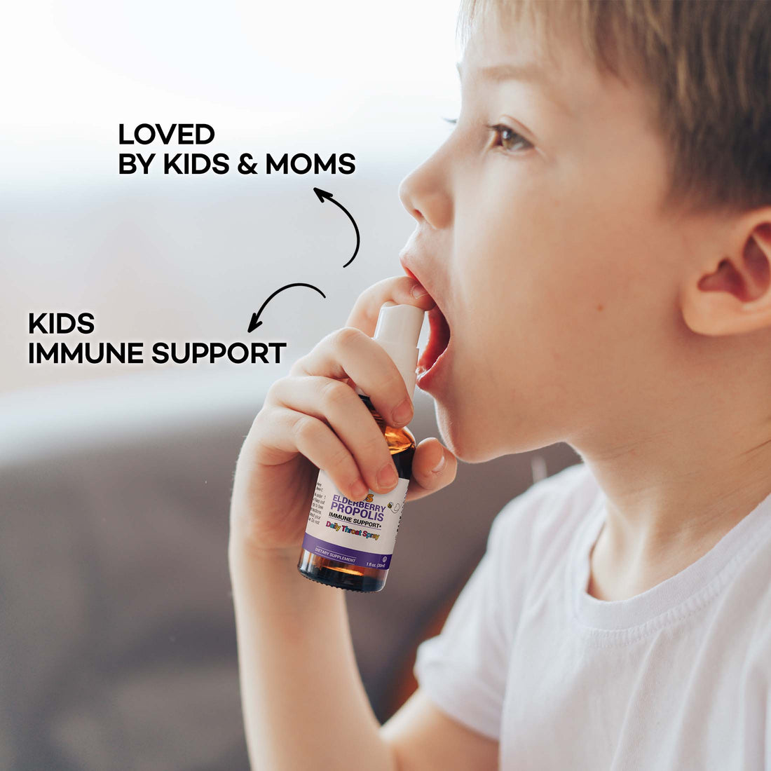 Holunder + Propolis Tägliches Hals-Spray für Kinder